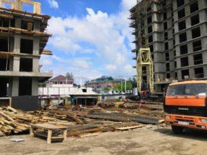 Процесс строительства ЖК Квадрум в Иркутске