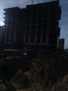 ЖК "Квадрум" в процессе строительства - ноябрь 2019 года - Иркутск