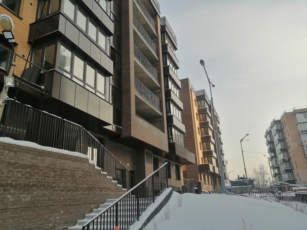 Процесс строительства ЖК Ангара в Иркутске