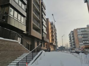 Процесс строительства ЖК Ангара в Иркутске