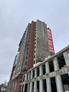 Процесс строительства ЖК Скайлайн в Иркутске на 1 ноября 2023 года